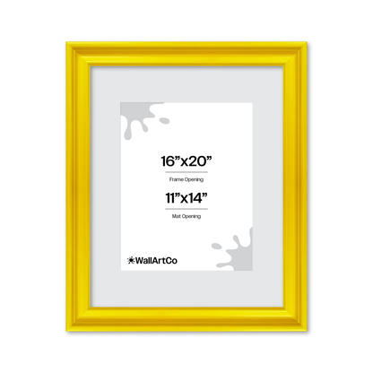 front of picture frame