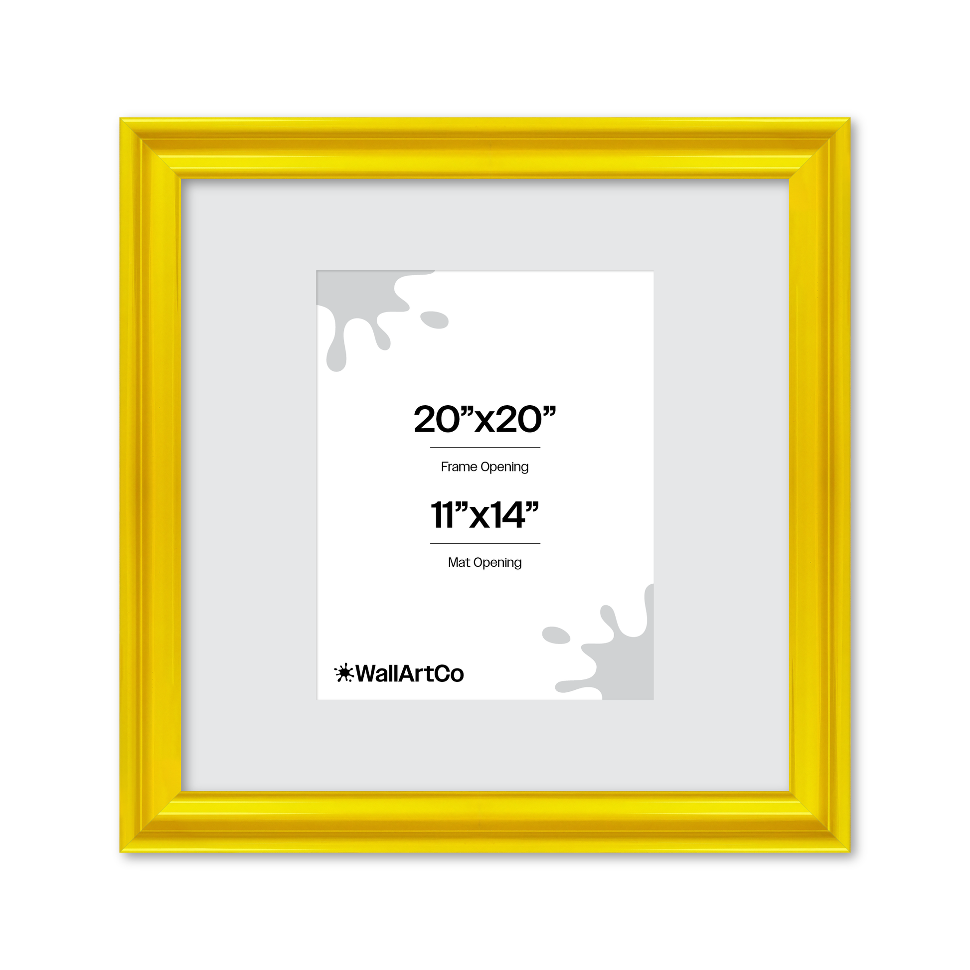 front of picture frame