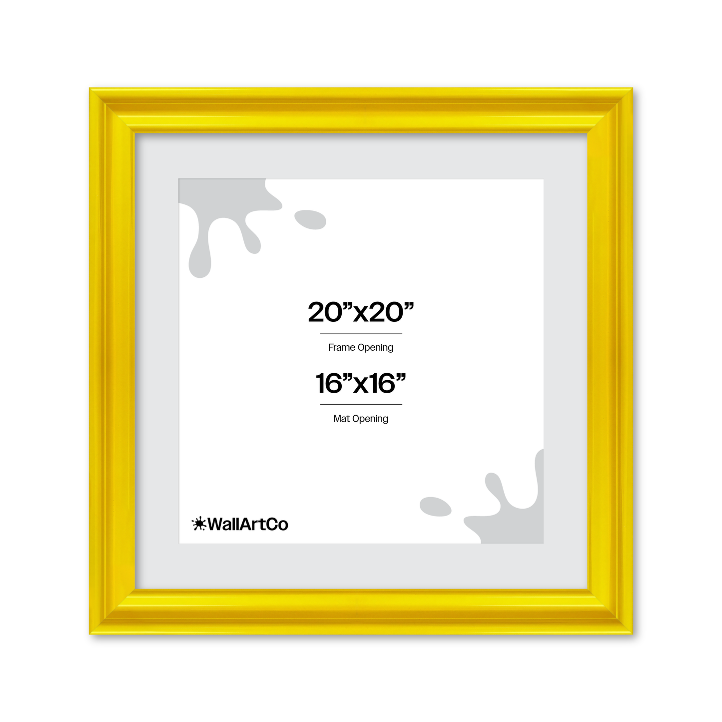 front of picture frame