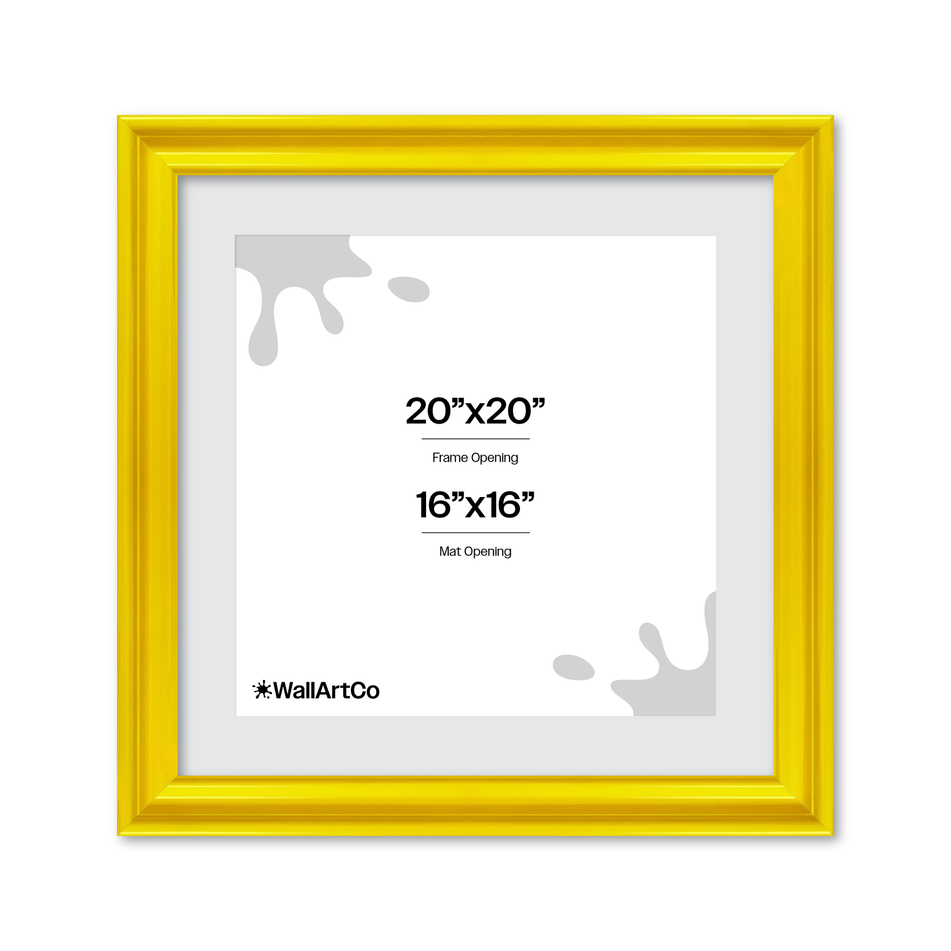 front of picture frame