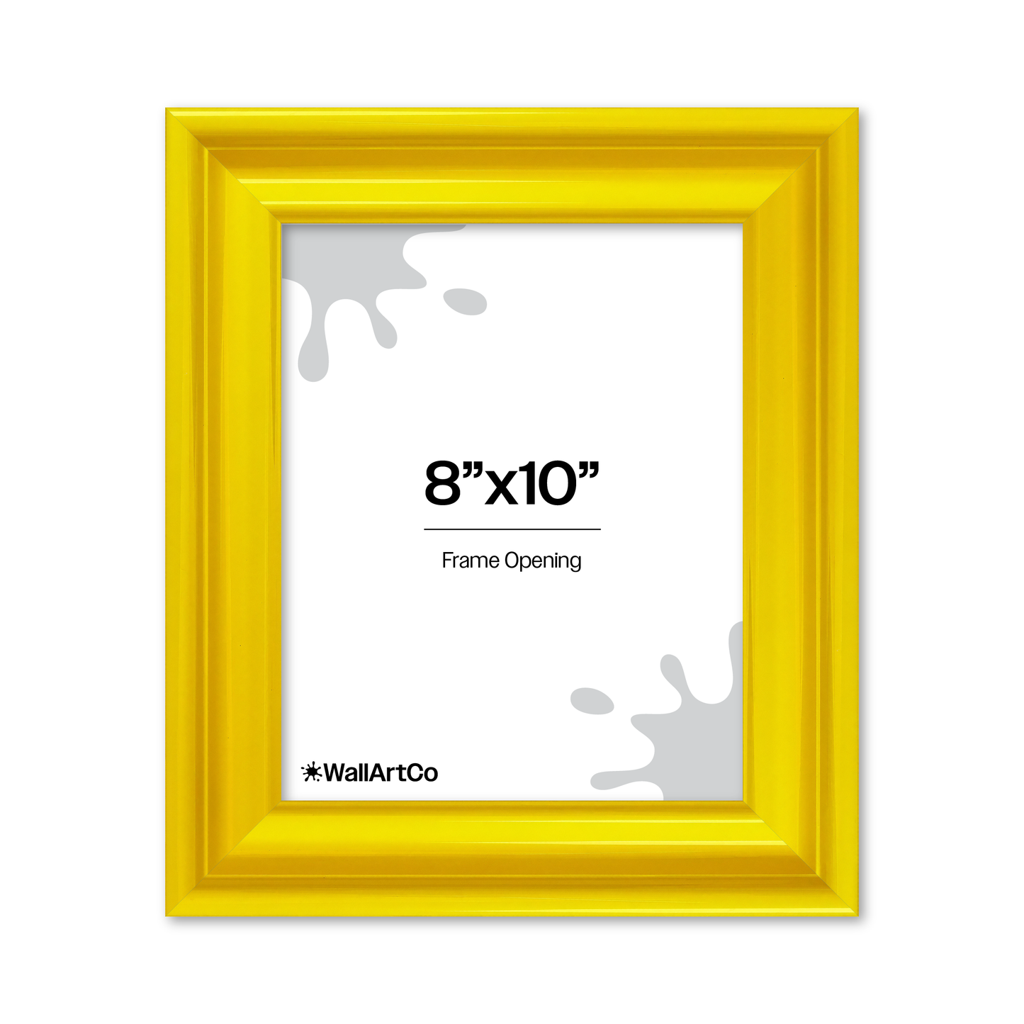 front of picture frame