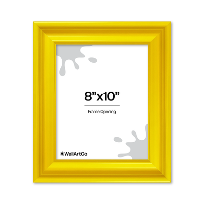 front of picture frame