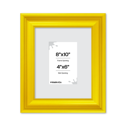 front of picture frame