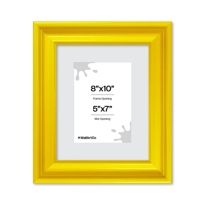 front of picture frame