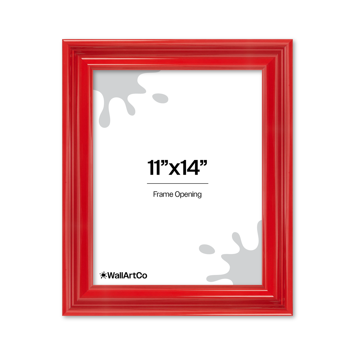 front of picture frame