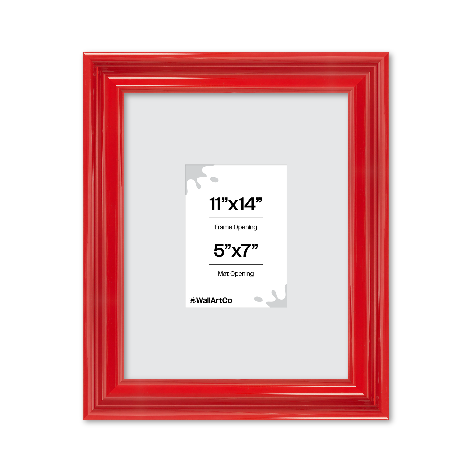 front of picture frame