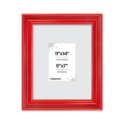 front of picture frame