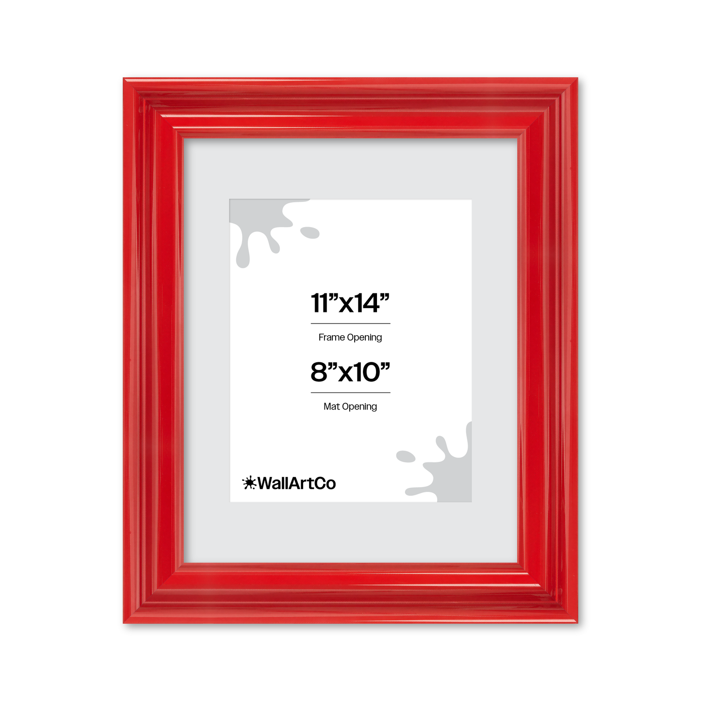 front of picture frame