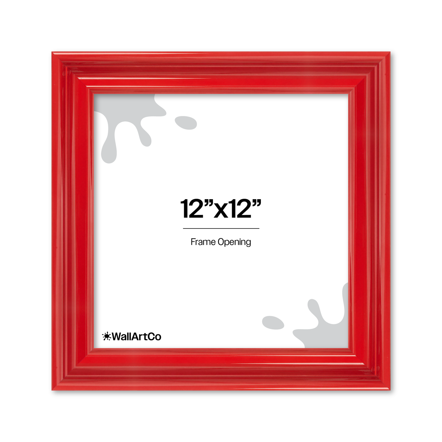 front of picture frame