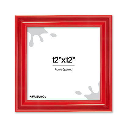 front of picture frame