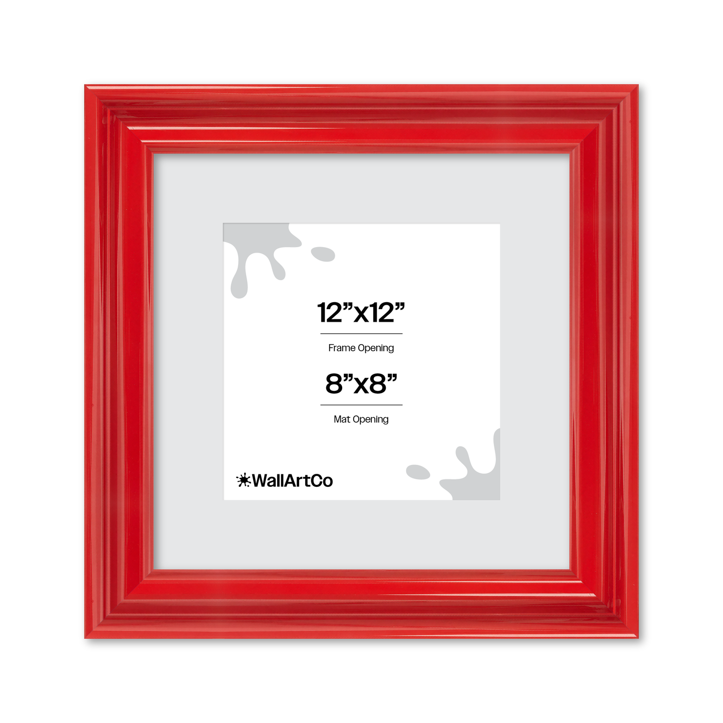 front of picture frame