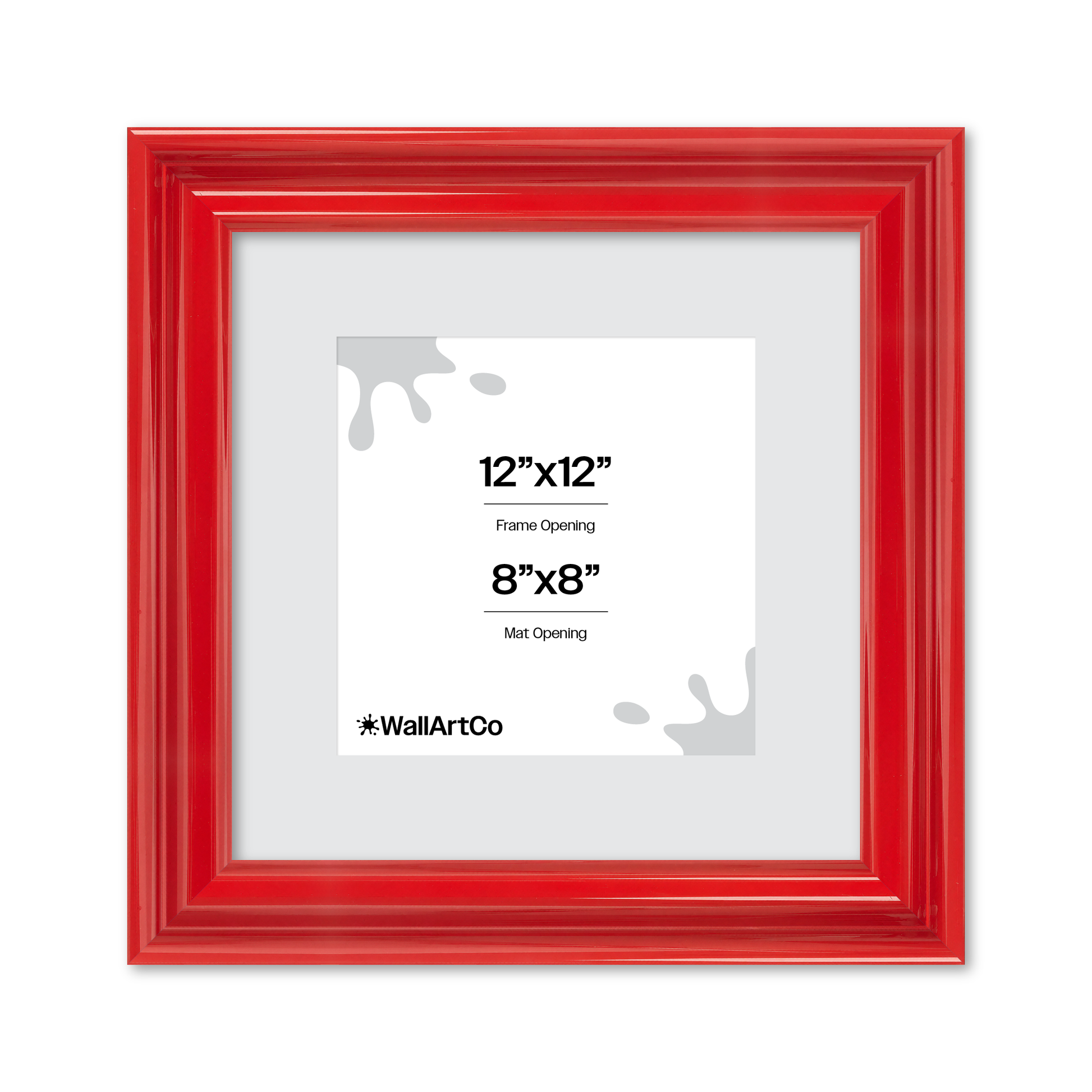 front of picture frame