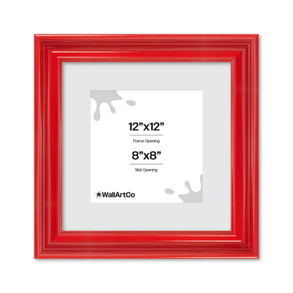 front of picture frame