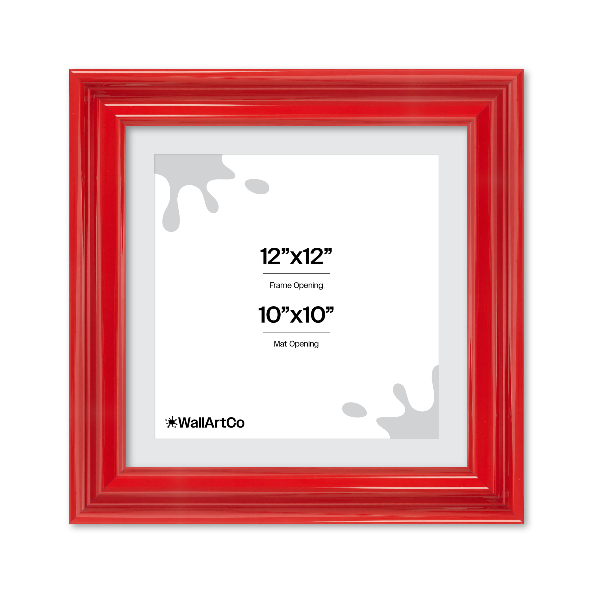 front of picture frame