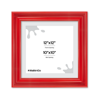 front of picture frame