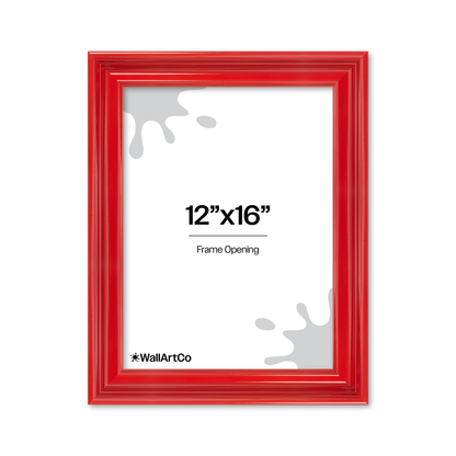 front of picture frame