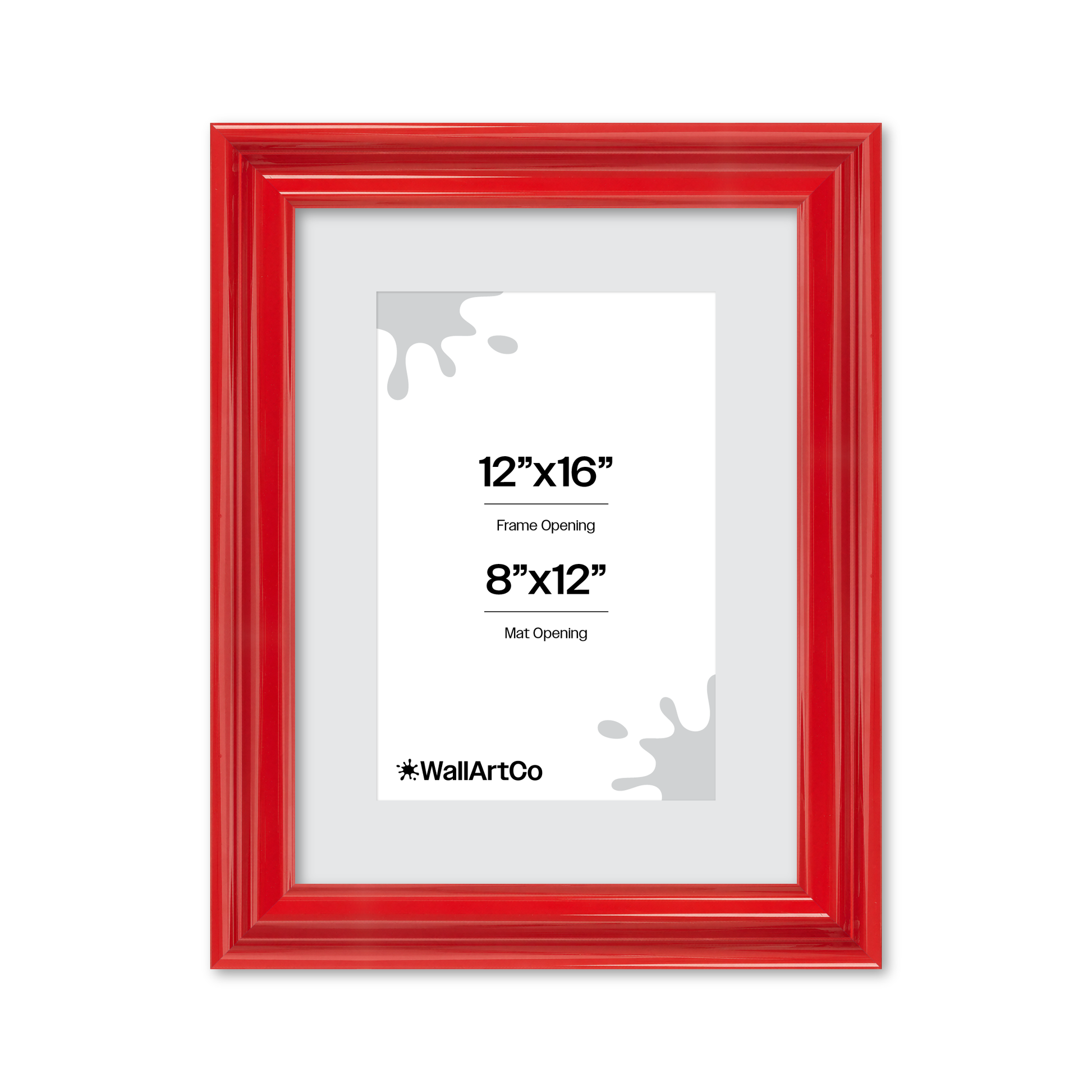 front of picture frame