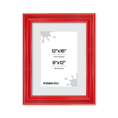 front of picture frame