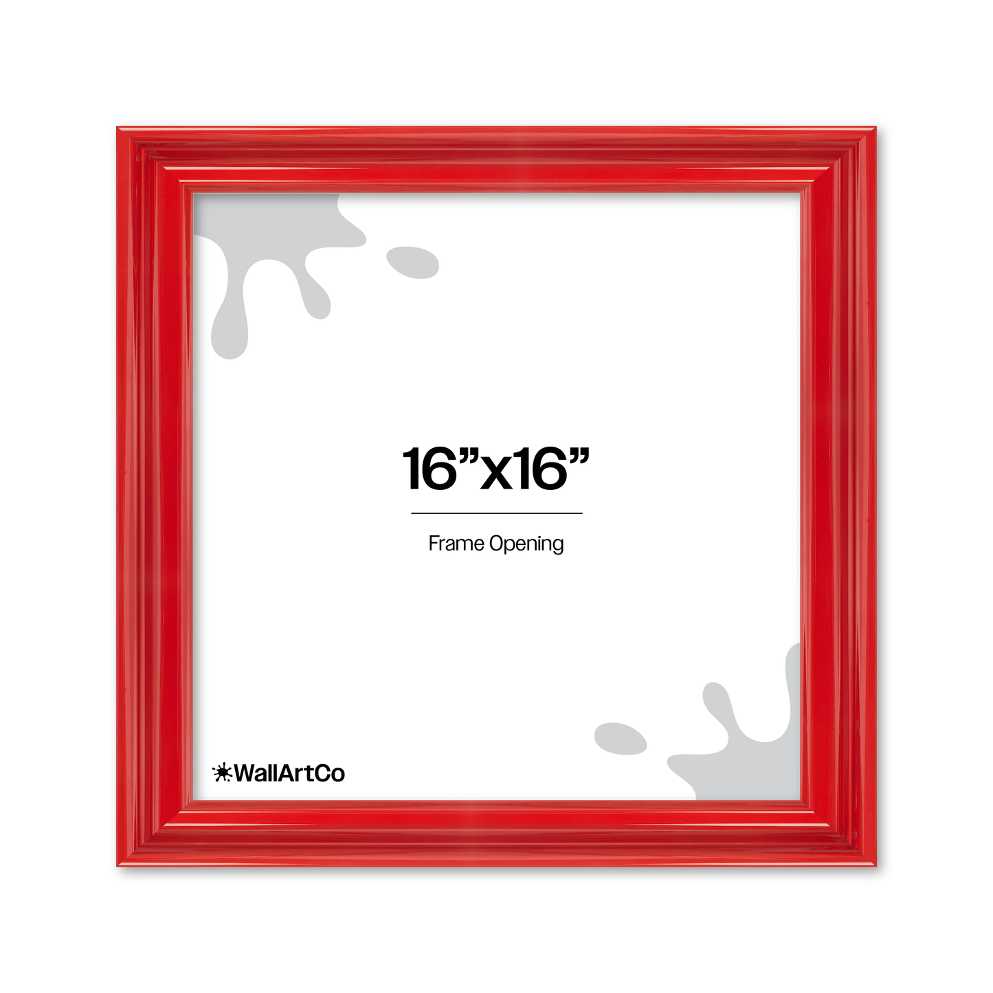 front of picture frame