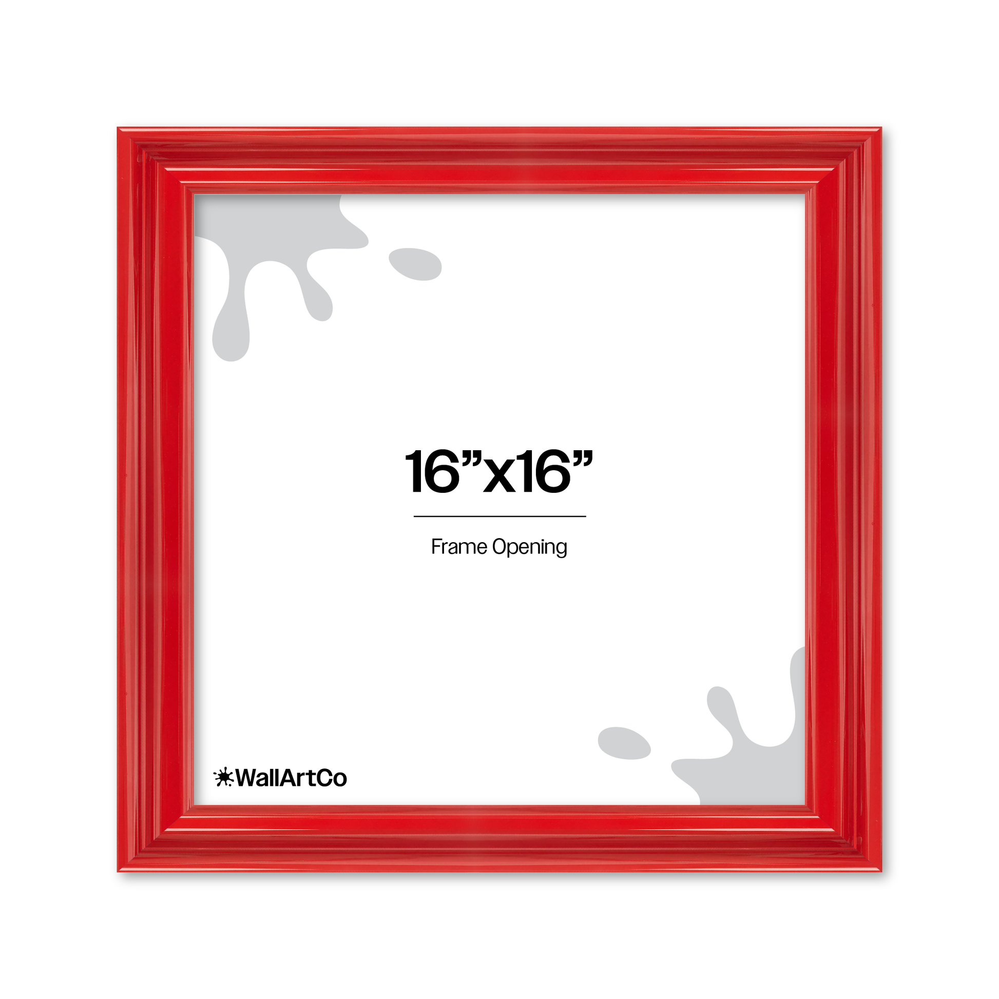 front of picture frame