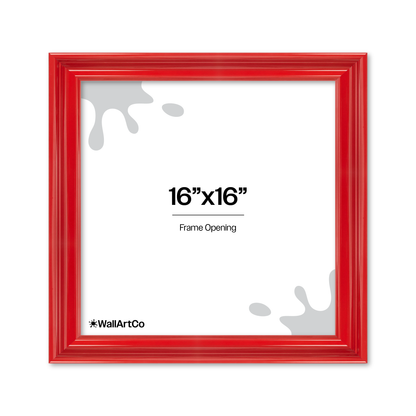 front of picture frame