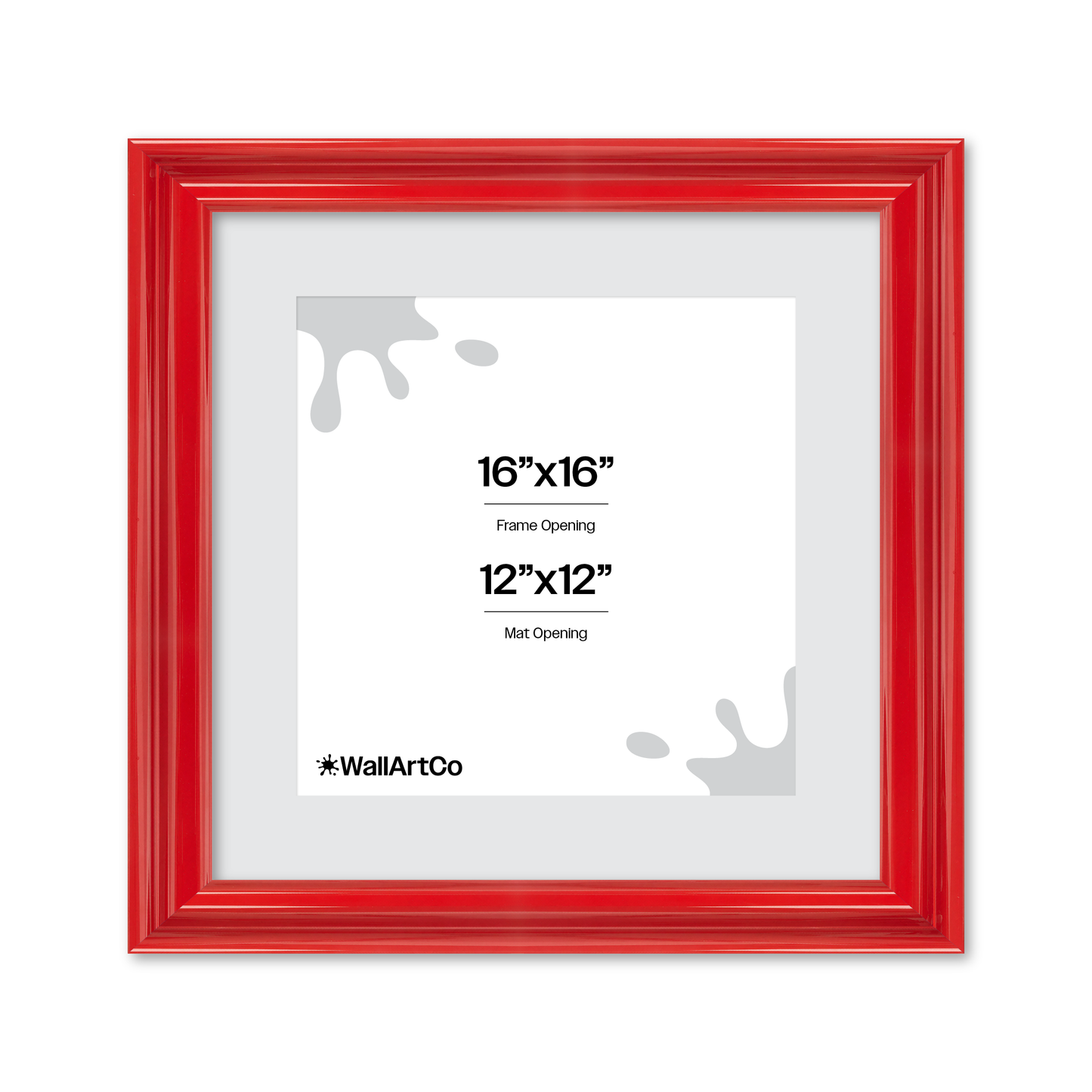 front of picture frame