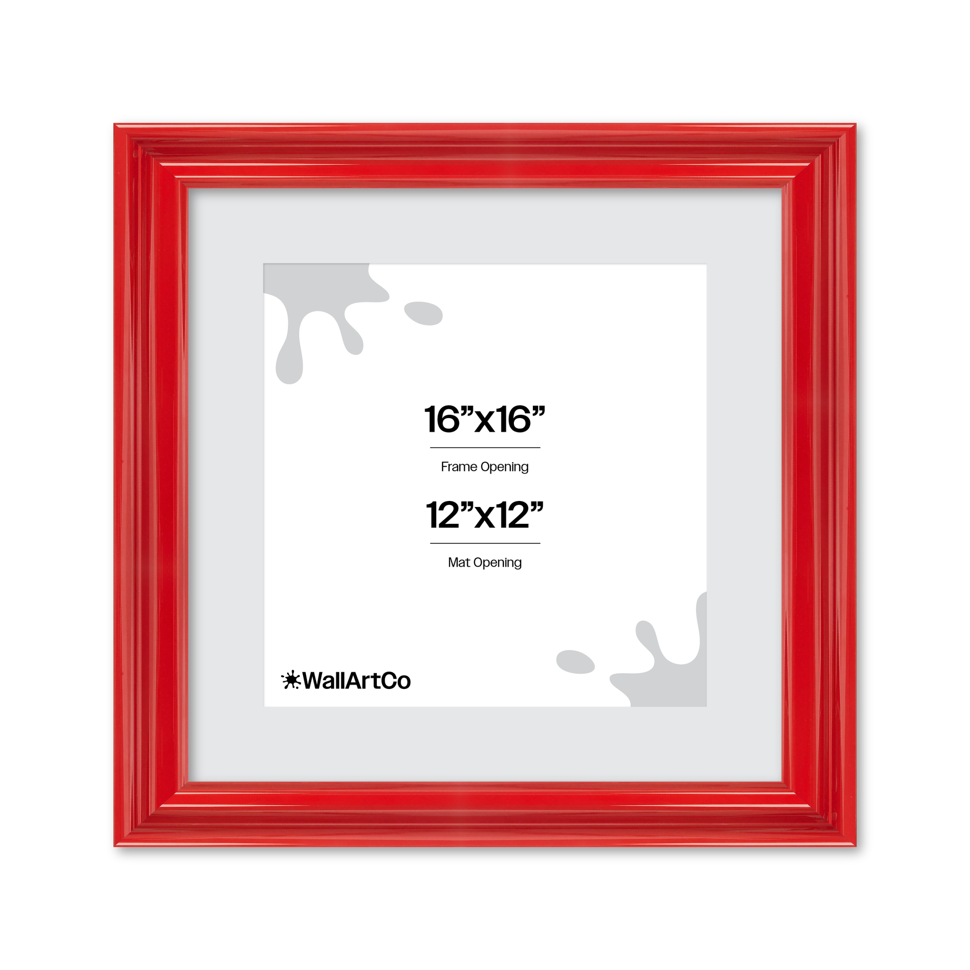 front of picture frame
