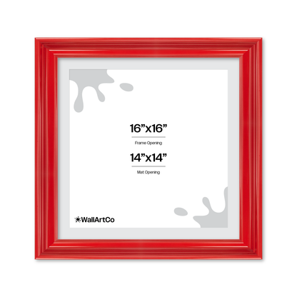 front of picture frame