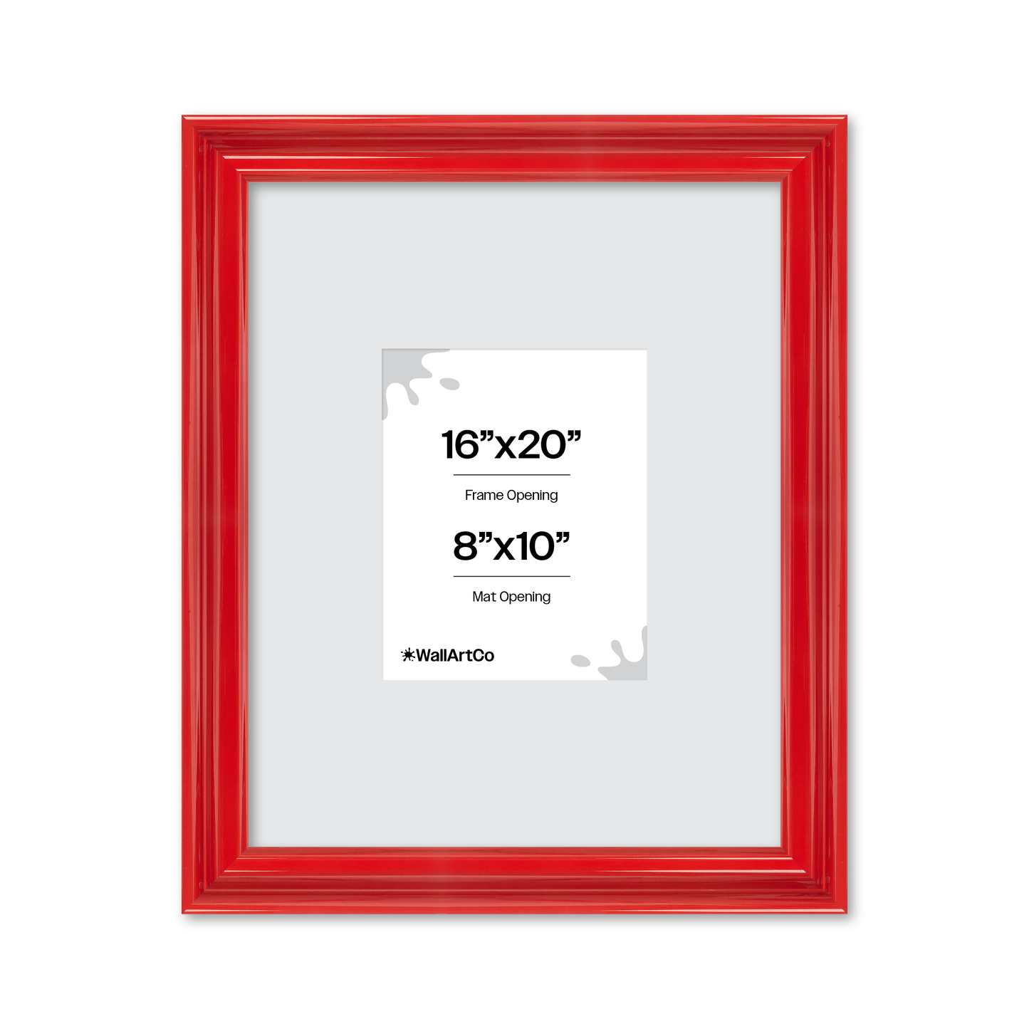 front of picture frame