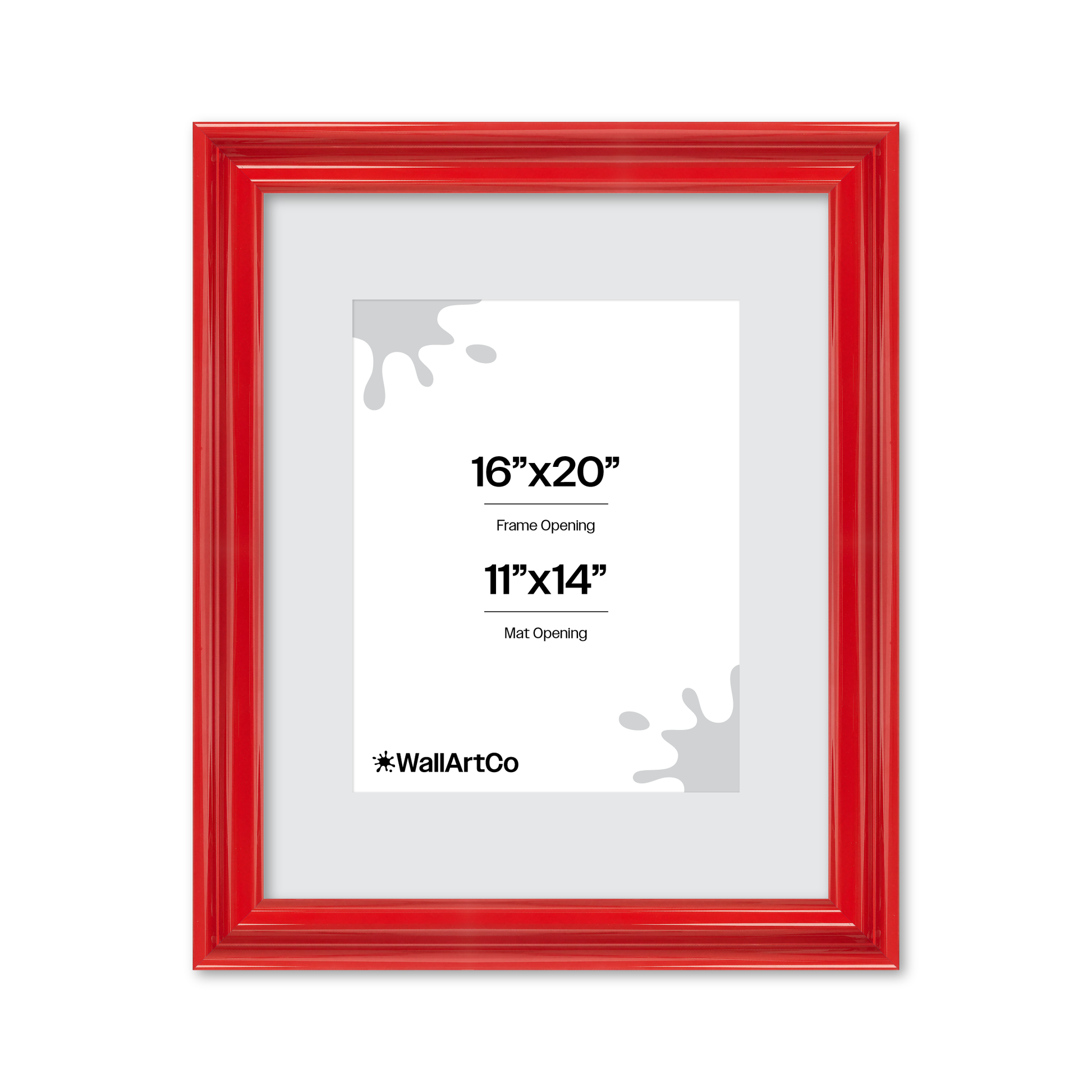 front of picture frame