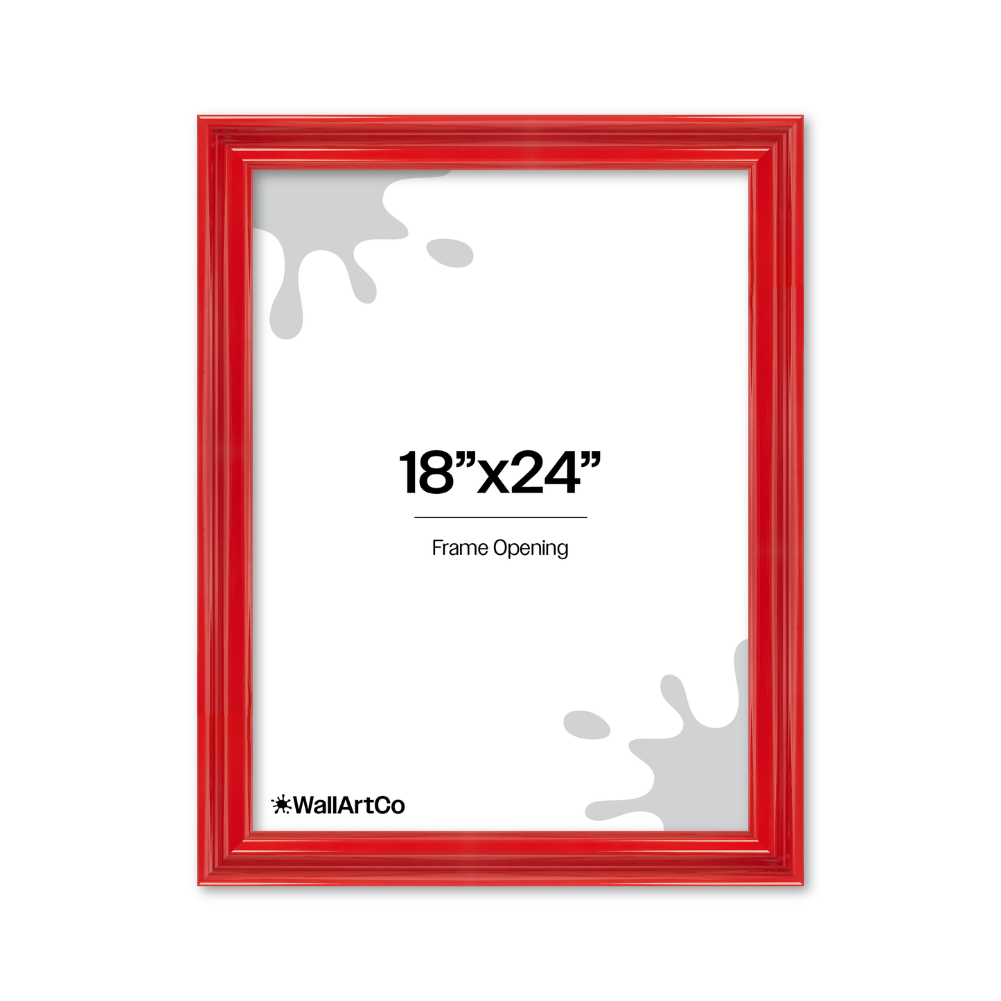 front of picture frame