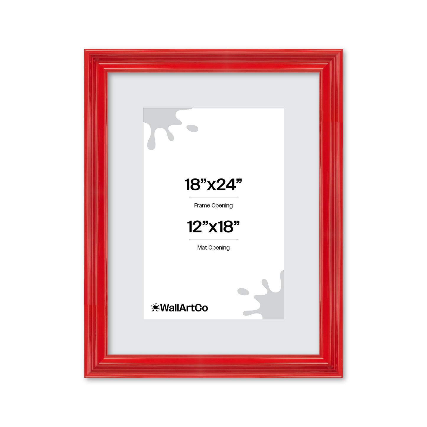 front of picture frame