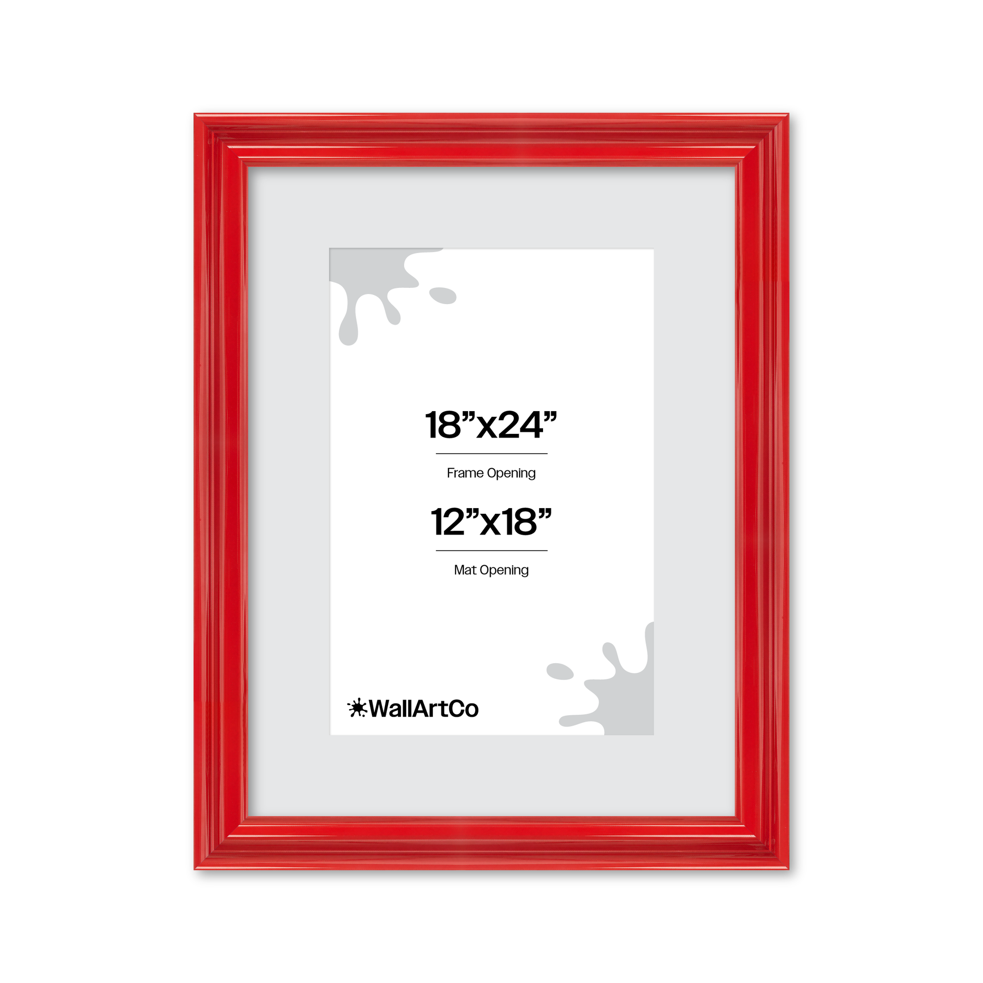 front of picture frame