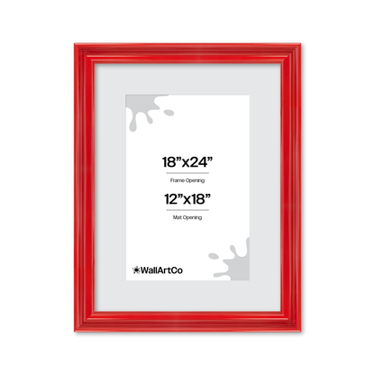 front of picture frame
