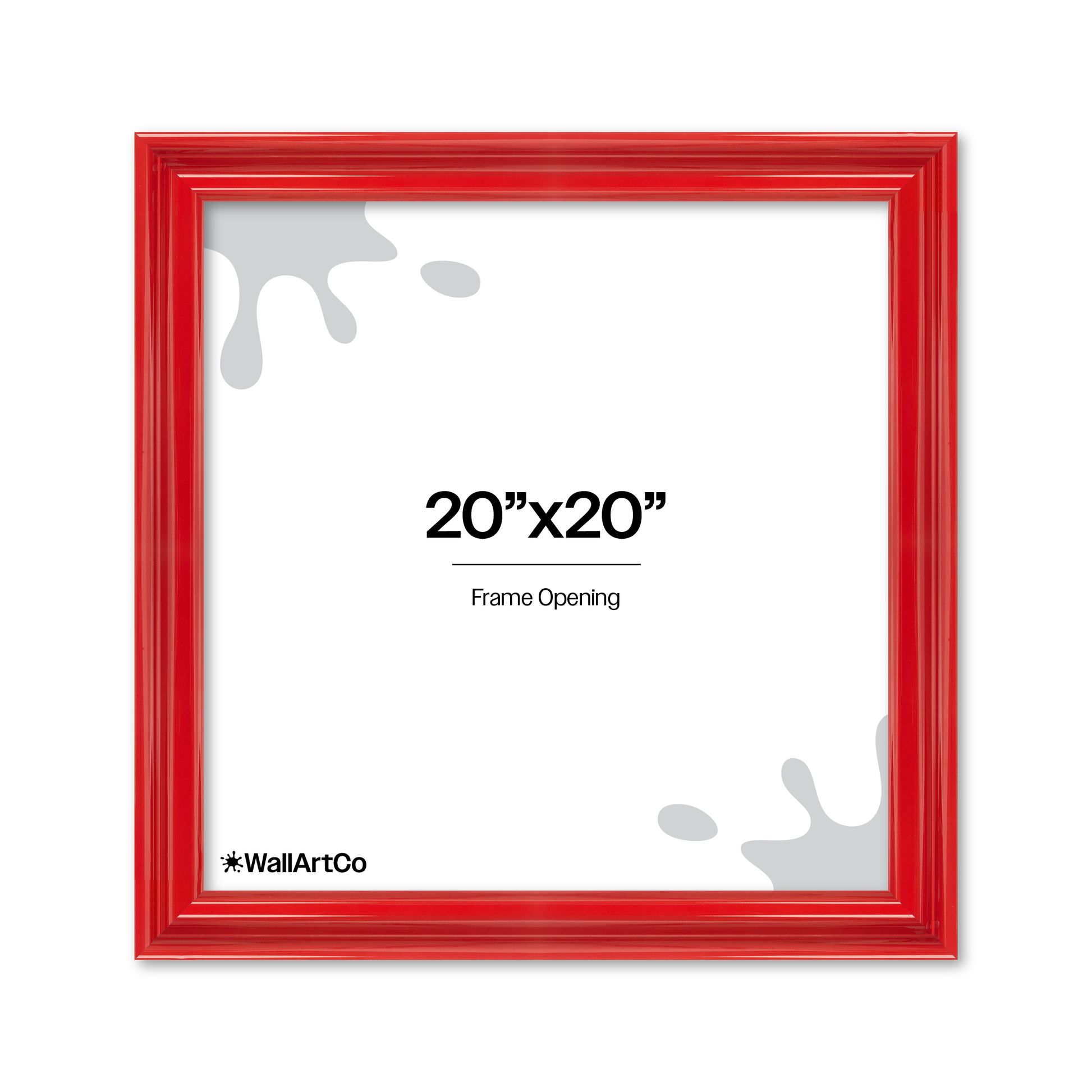 front of picture frame