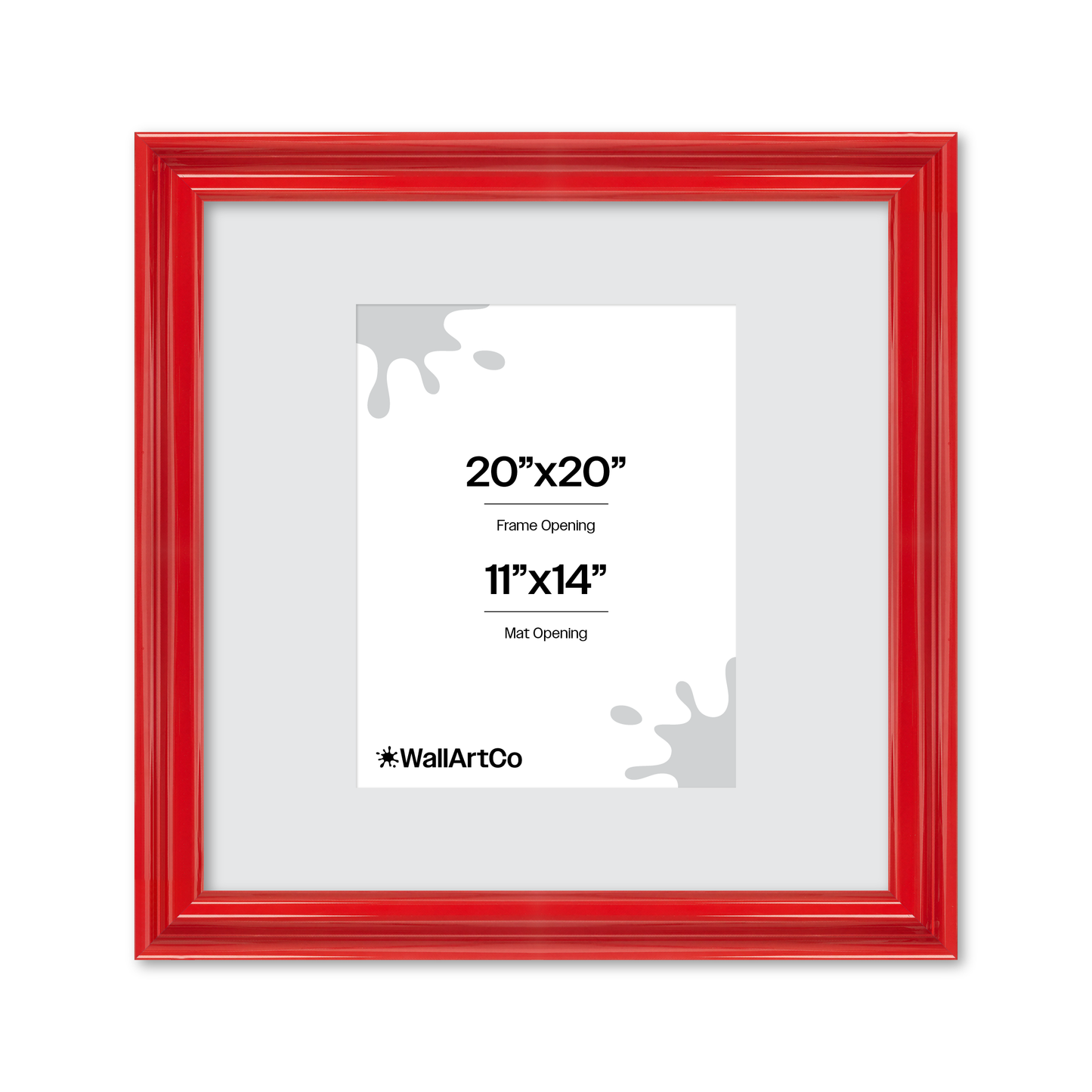 front of picture frame
