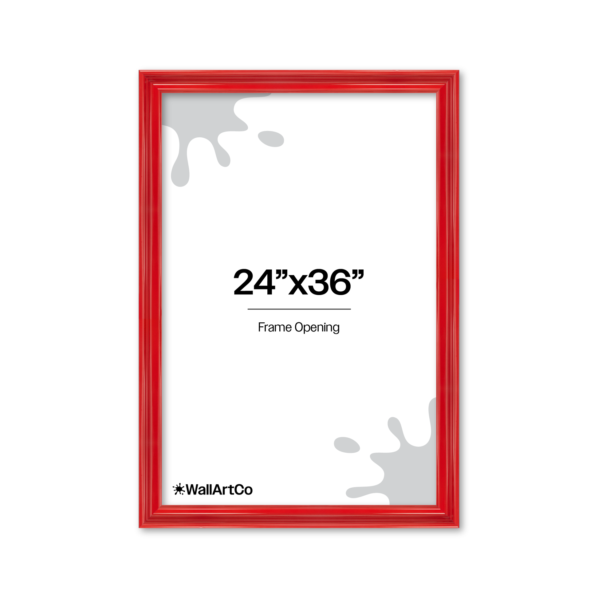 front of picture frame