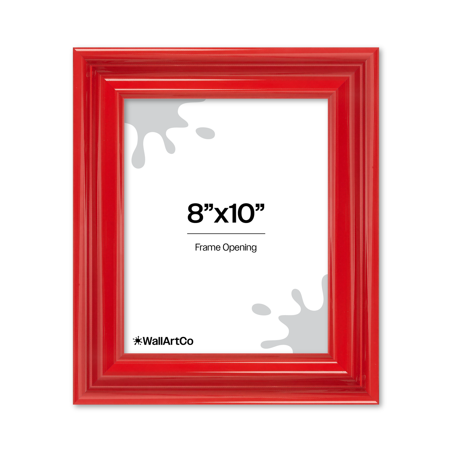 front of picture frame