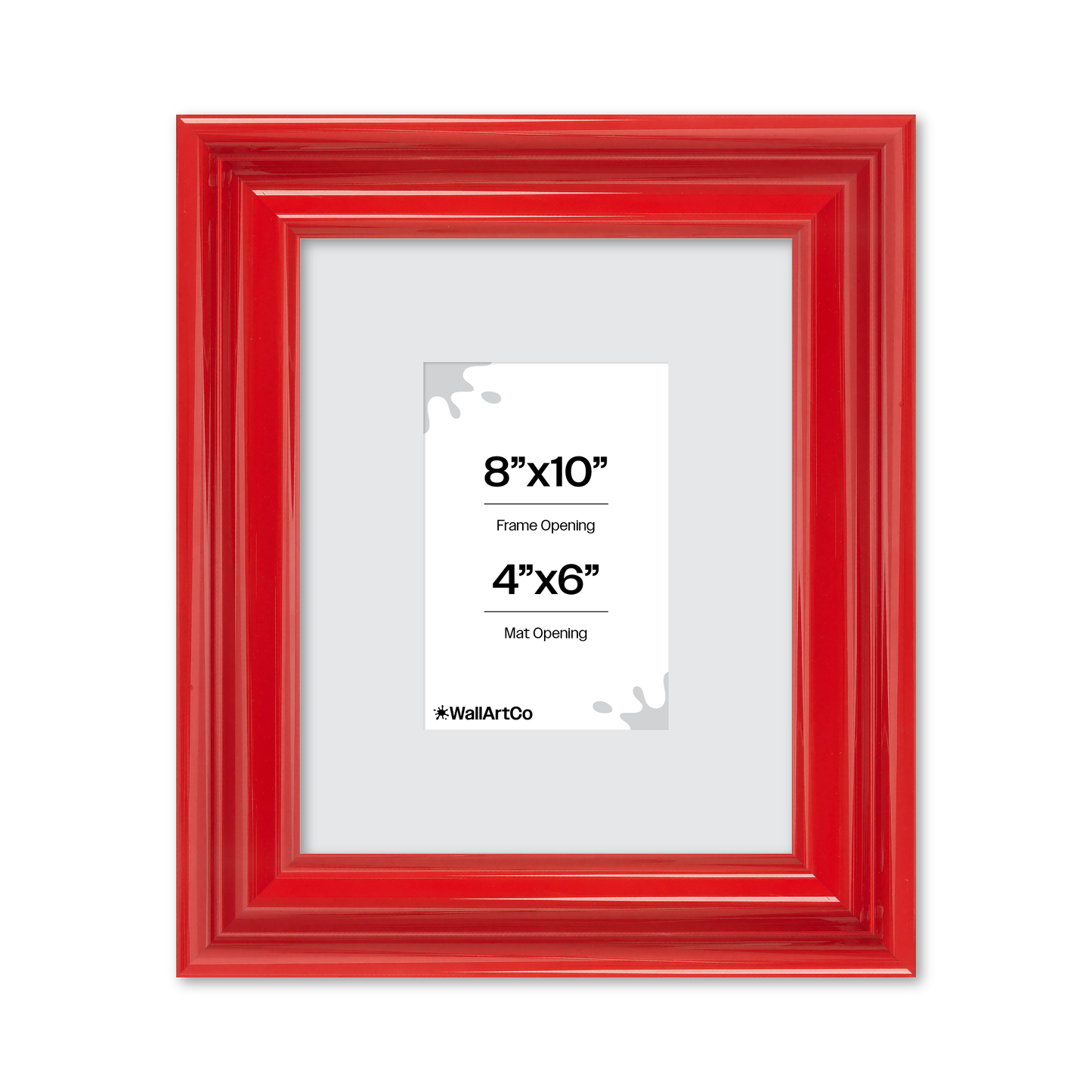 front of picture frame