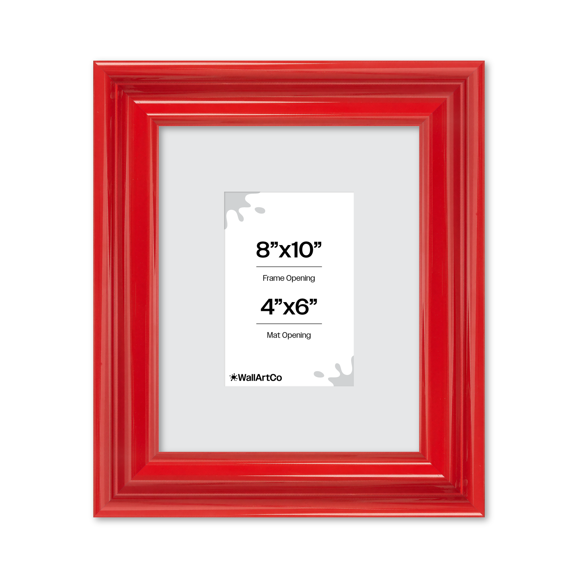 front of picture frame