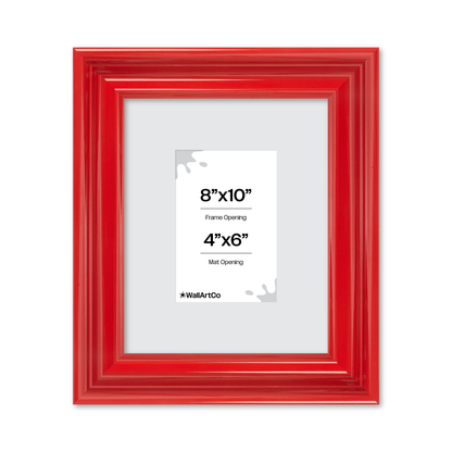 front of picture frame