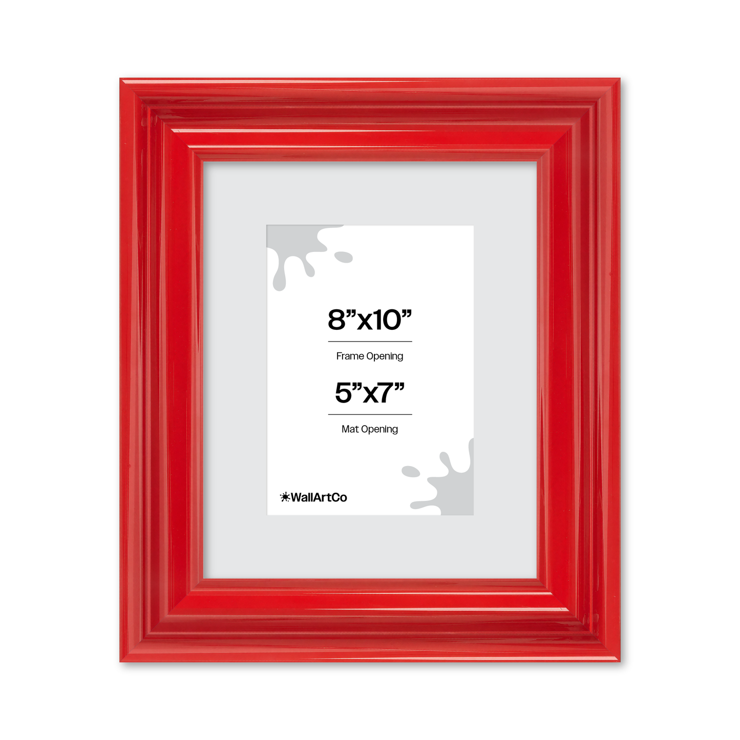 front of picture frame