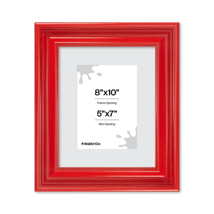 front of picture frame