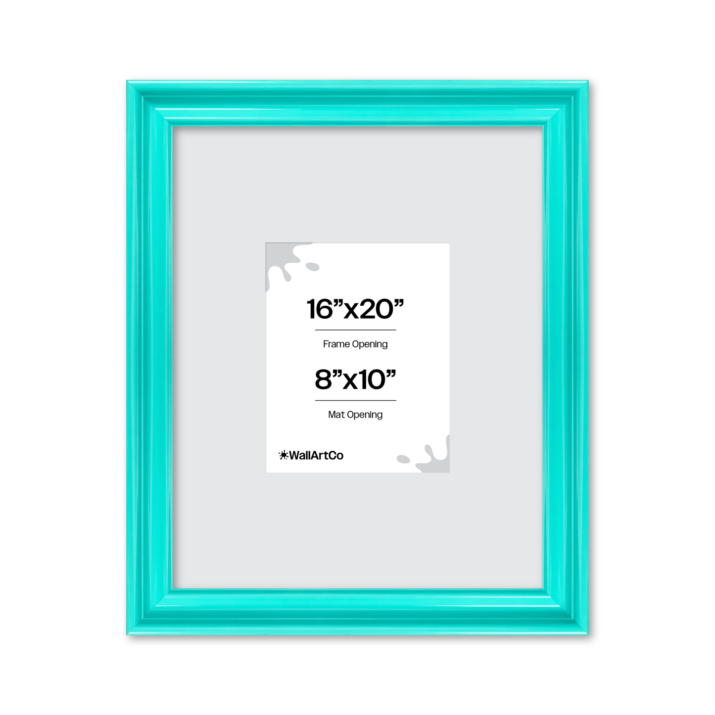 front of picture frame