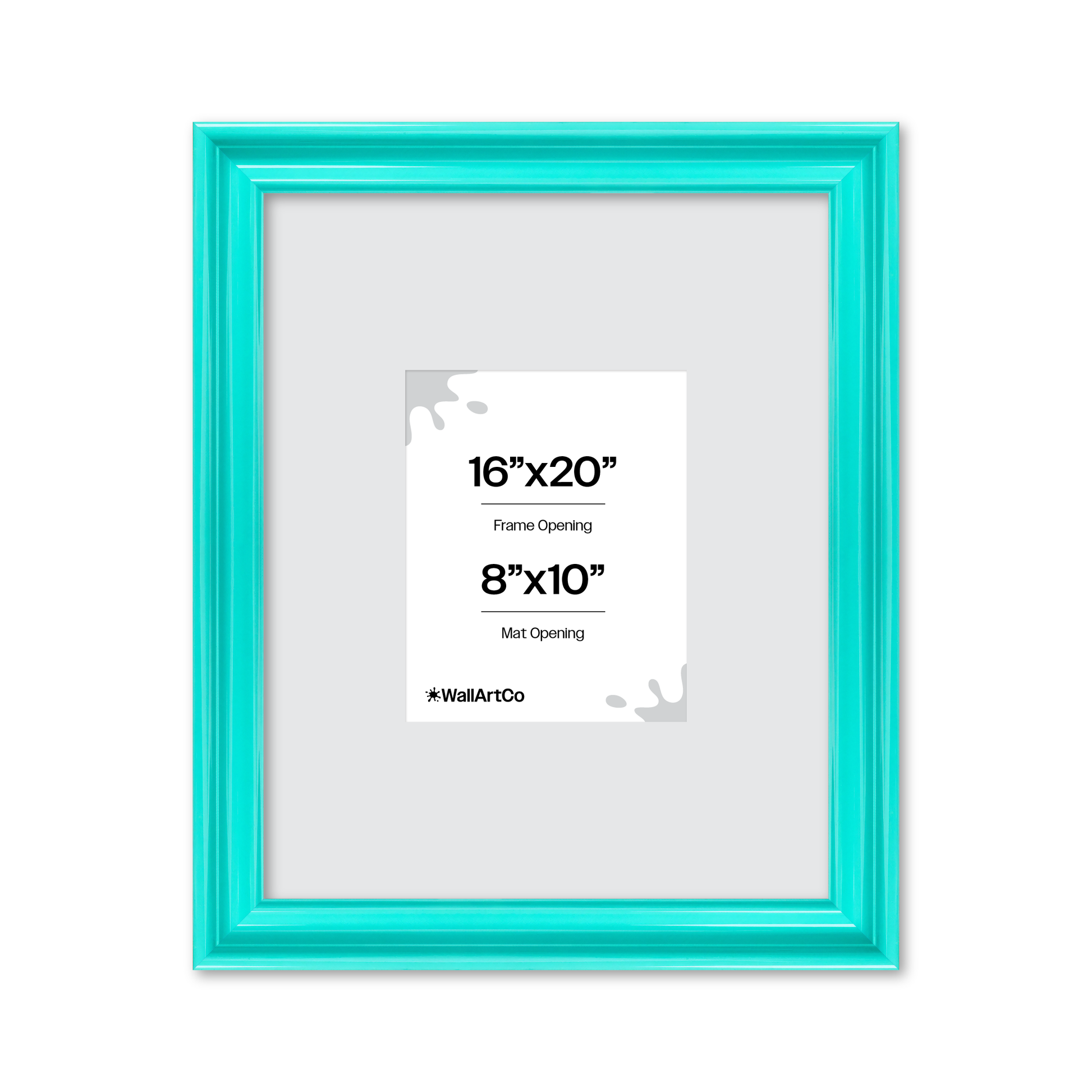 front of picture frame