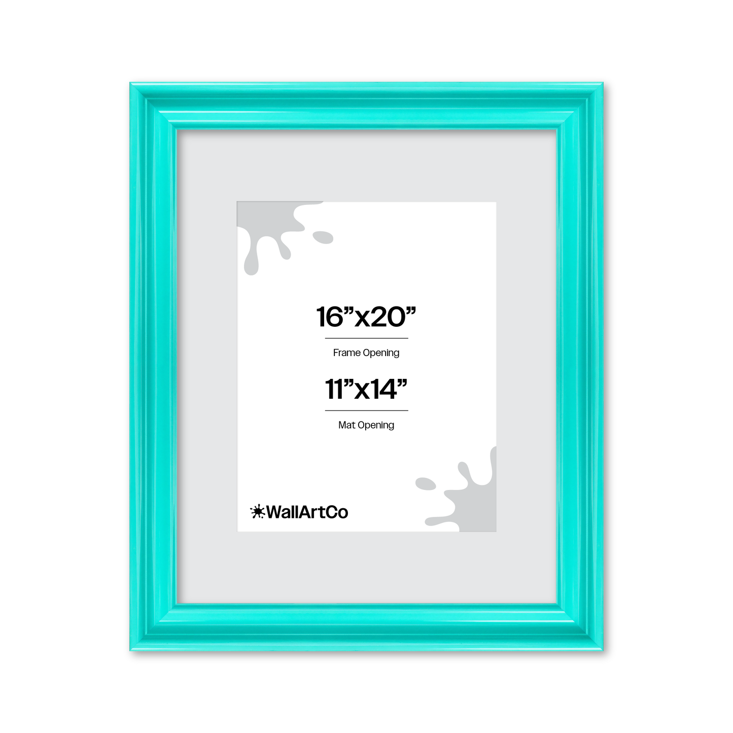 front of picture frame