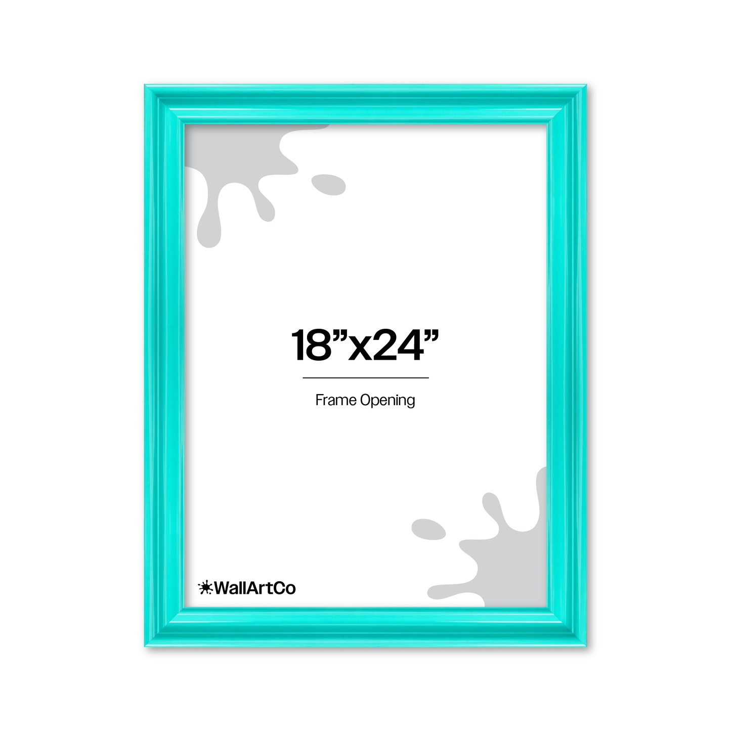 front of picture frame