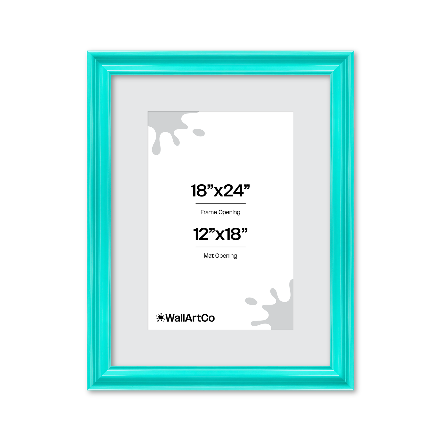 front of picture frame