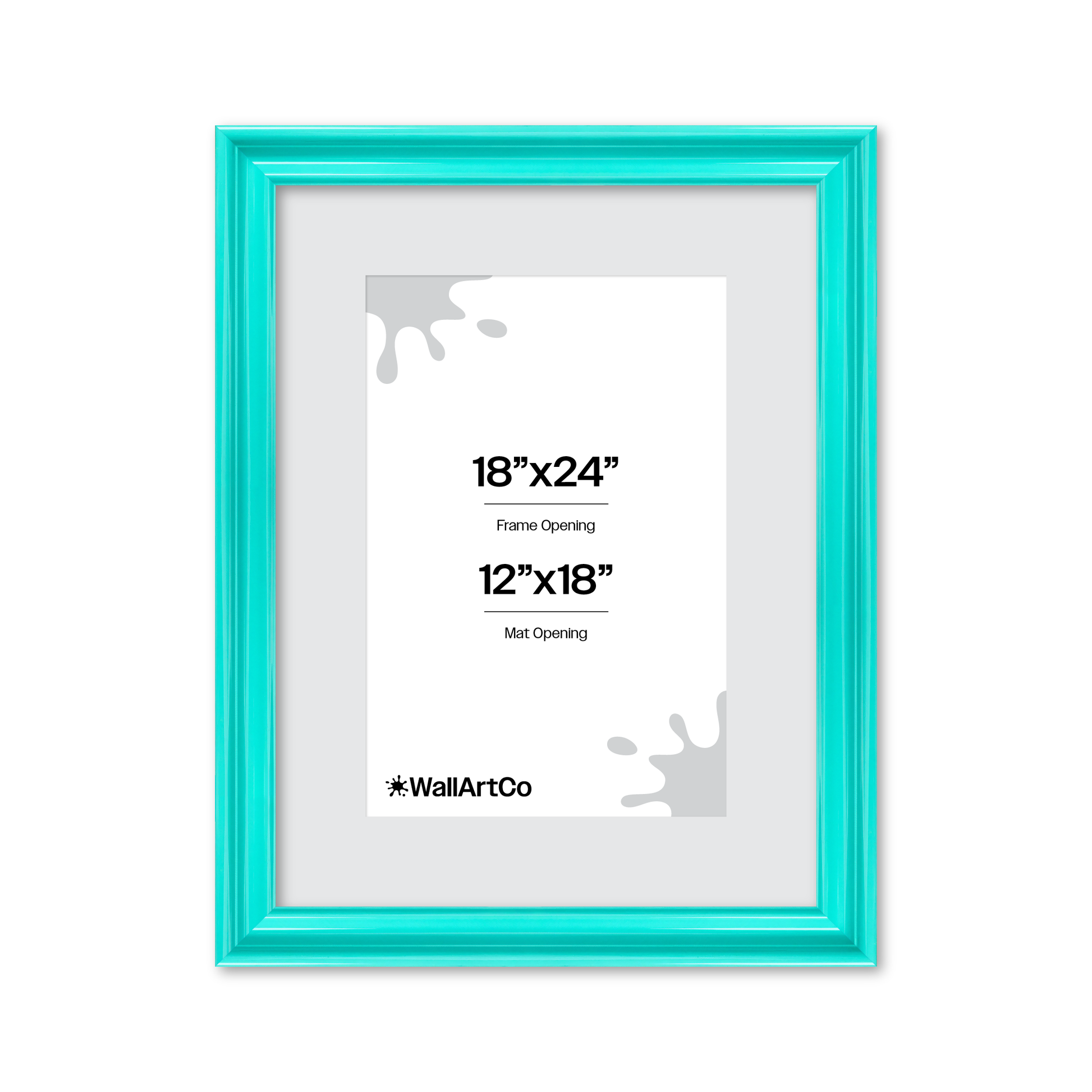 front of picture frame