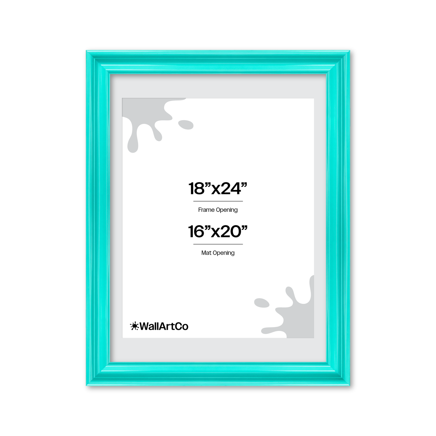front of picture frame